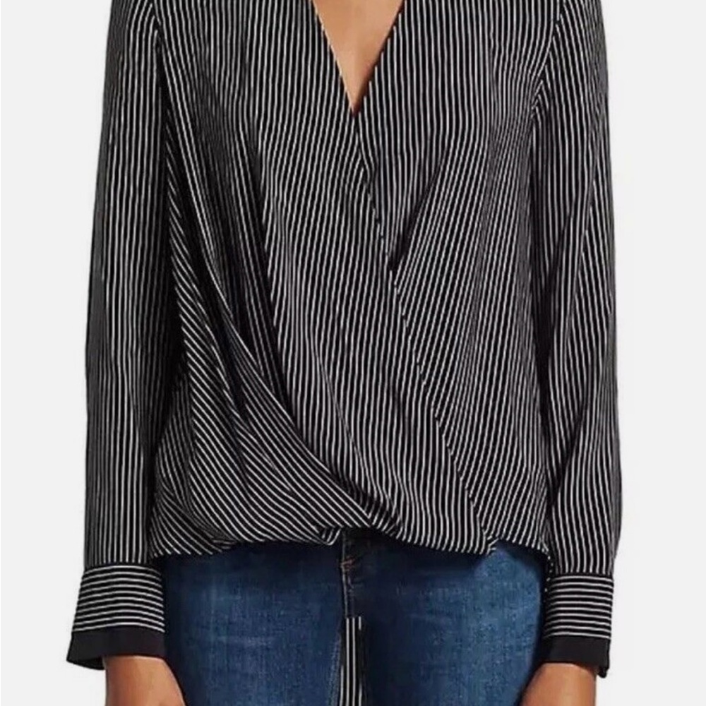 rag & bone Women's Victor Striped Silk Blouse